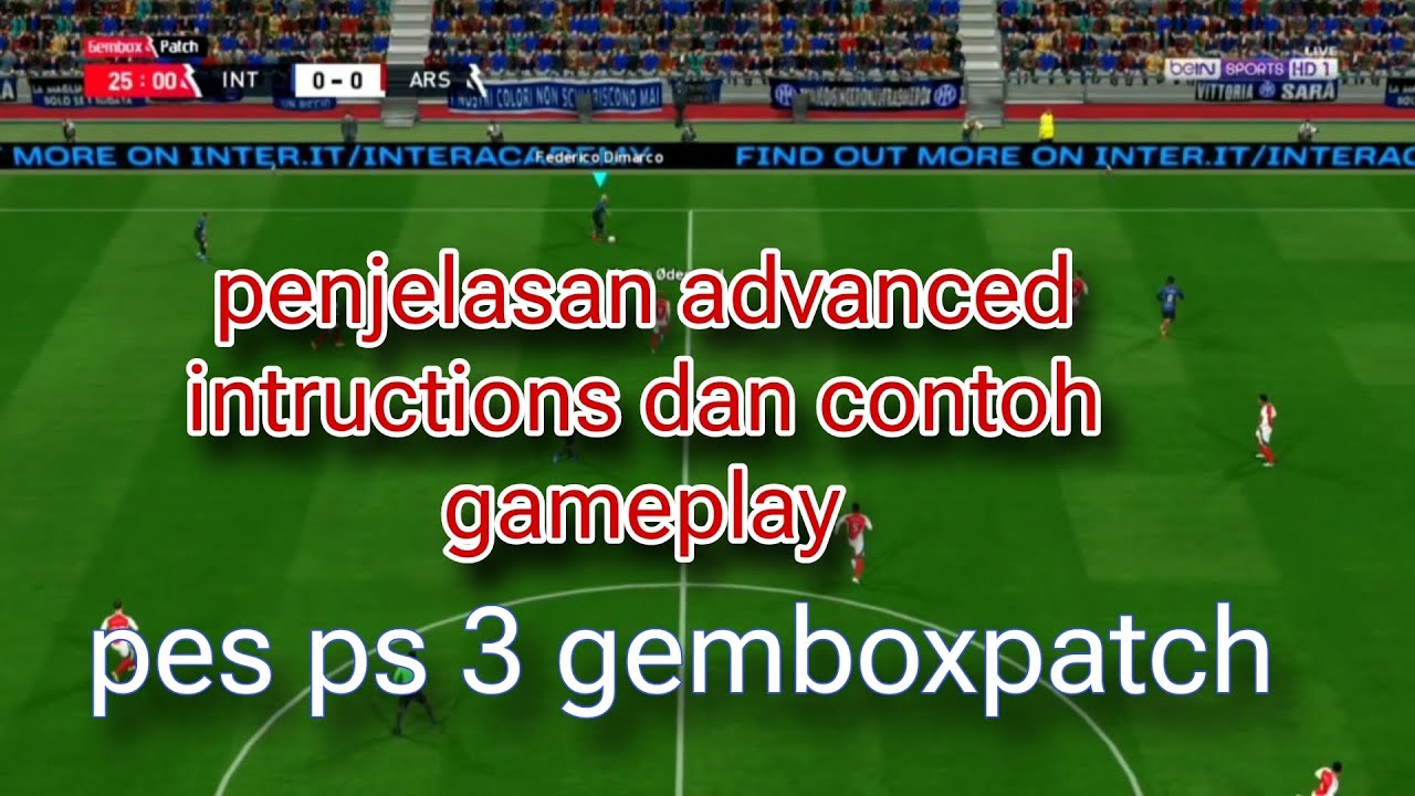 FORMASI PES PS 3 || GEMBOXPATCH || ADVANCED INTRUCTIONS, DAN GAMEPLAY-NYA @RICKYRAYY