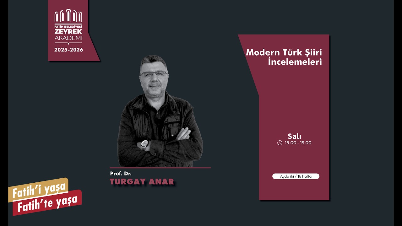 Modern Türk Şiiri İncelemeleri : Onuncu Ders
