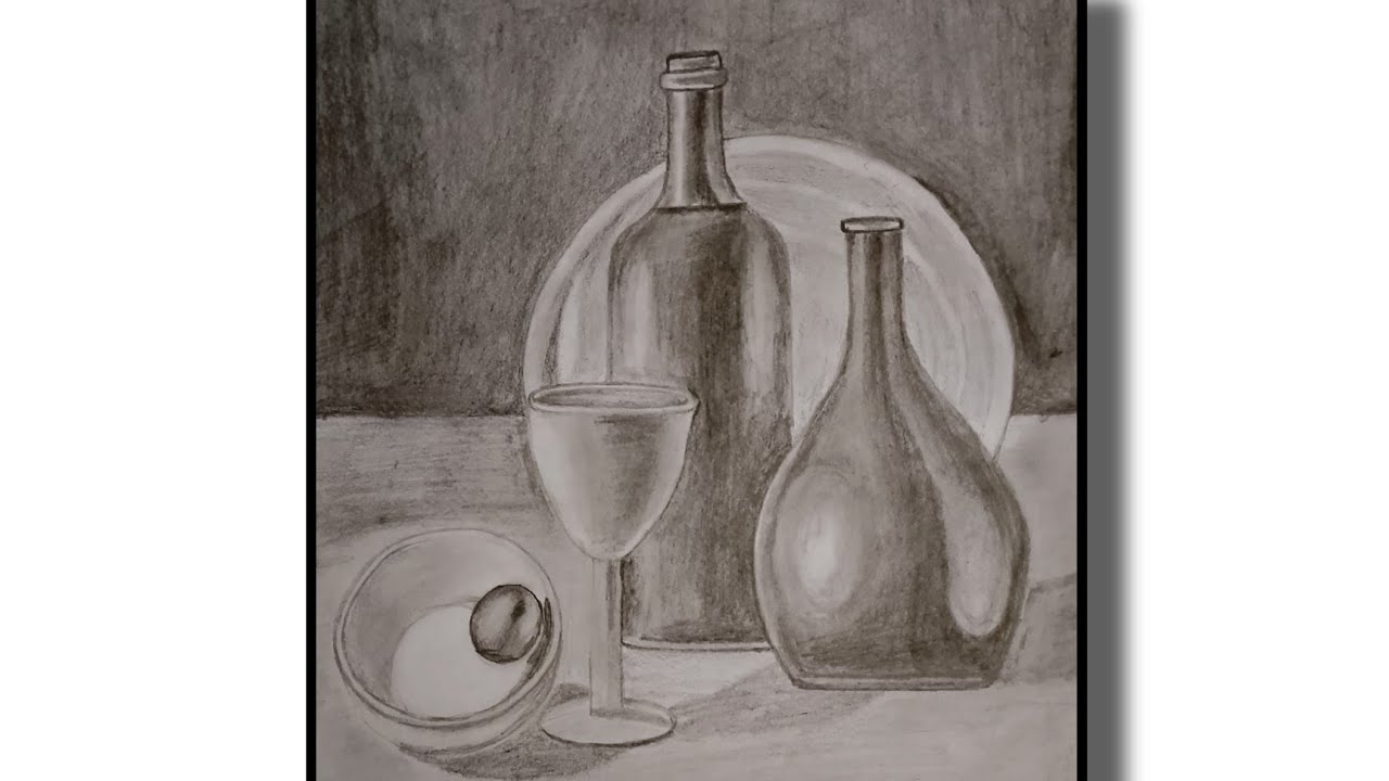 Stilllife Drawing of Shading pencil|How to draw Stilllife Drawing?|Stilllife Drawing for Beginners 