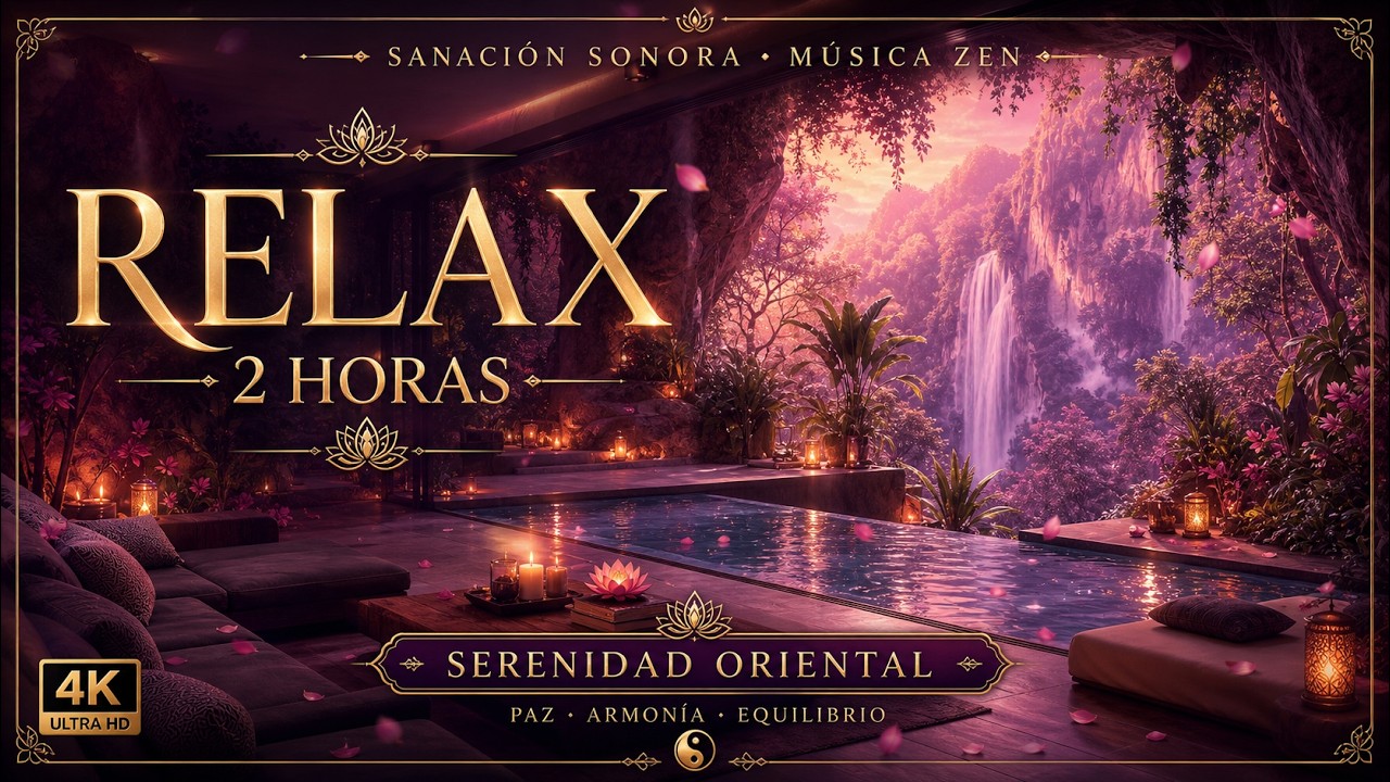 2h Restaura tu sistema nervioso 🌿 Música relajante y sonidos de la naturaleza para un sueño profundo