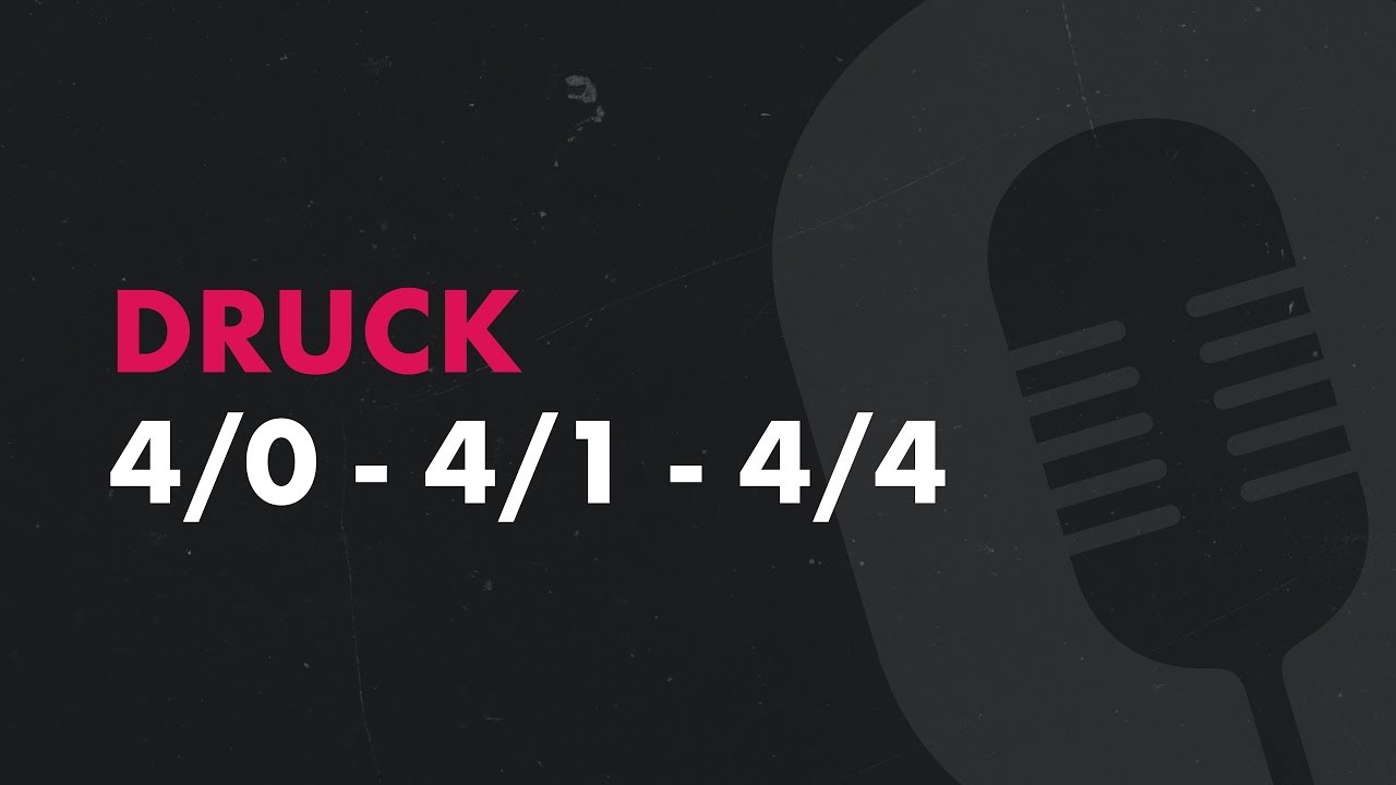🎥DRUCK - Farbigkeit 4/0, 4/1, 4/4