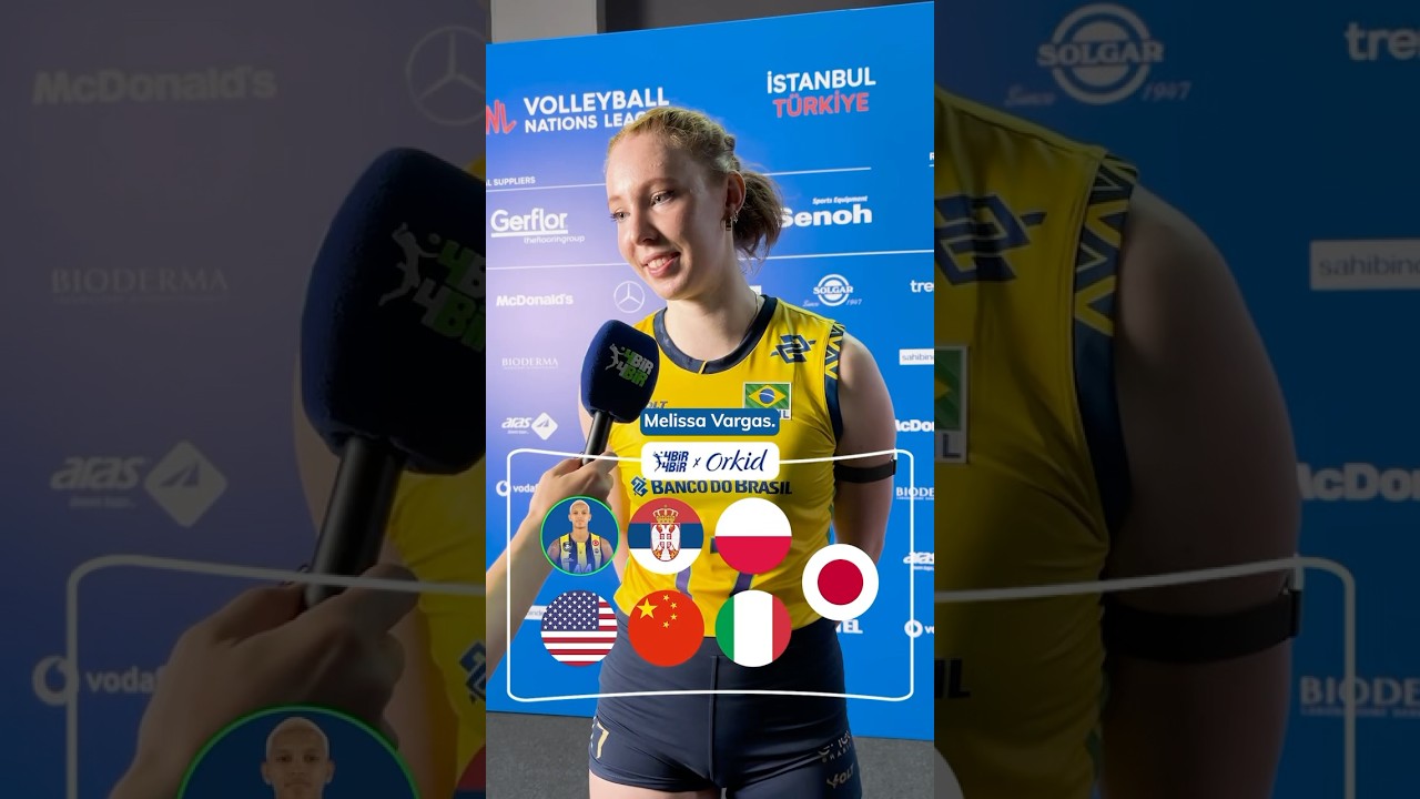 🤩 Yedi &uuml;lke yedi voleybolcunun yeni konuğu Julia Bergmann! #volleyball #melissavargas #voleibol
