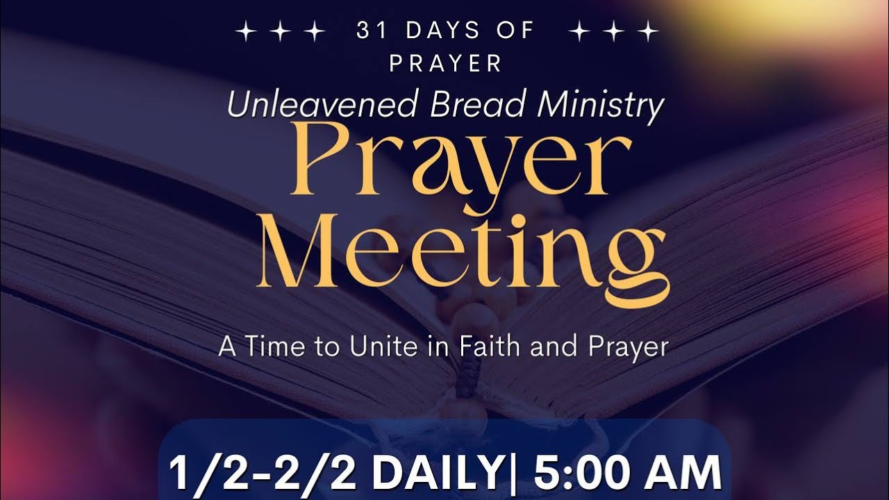 Unleavened Bread Ministry Day 22