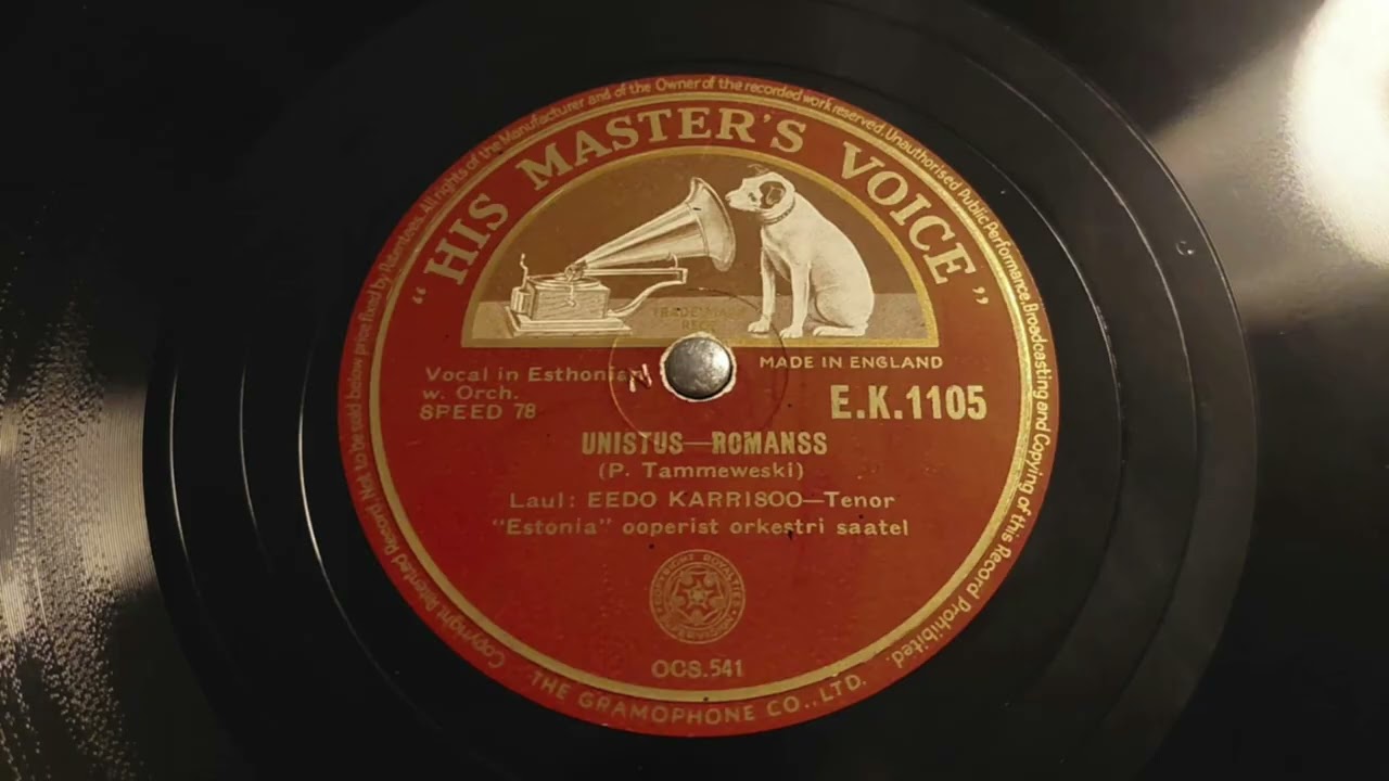Eedo Karrisoo - Unistus (1937)