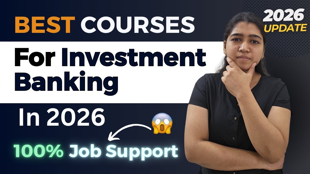 Best Courses For Investment Banking in 2026 - Books, Resources, Study Material