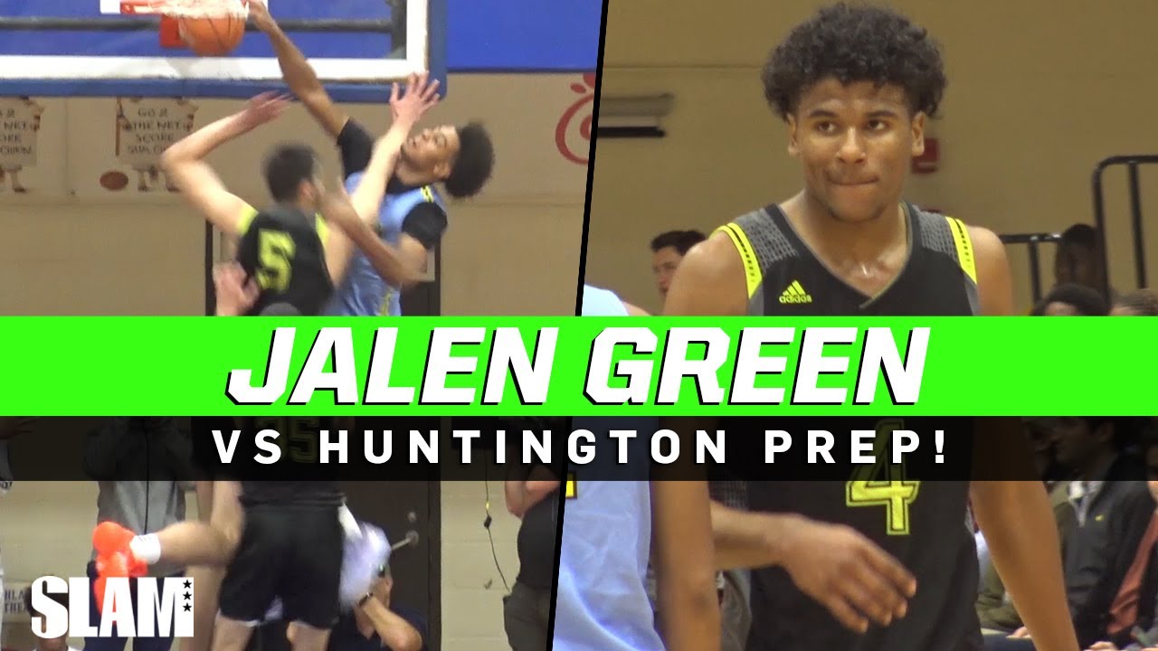 Jalen Green vs Huntington Prep!? Jaemyn Brakefield catches a BODY 😱