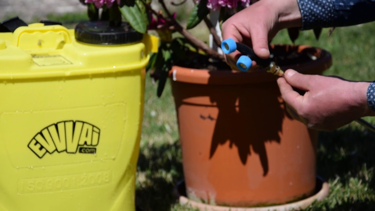 POMPA A ZAINO IRRO BATTERIA 16L ELETTROPOMPA IRRORAZIONE TRATTAMENTI ORTO VIGNA EVVVAI EDITION