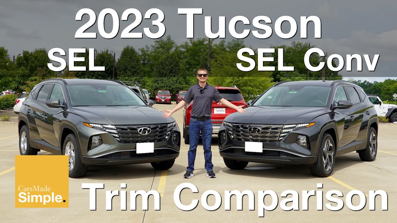 2023 Hyundai Tucson SEL vs SEL Convenience | Side by Side Trim Comparison!