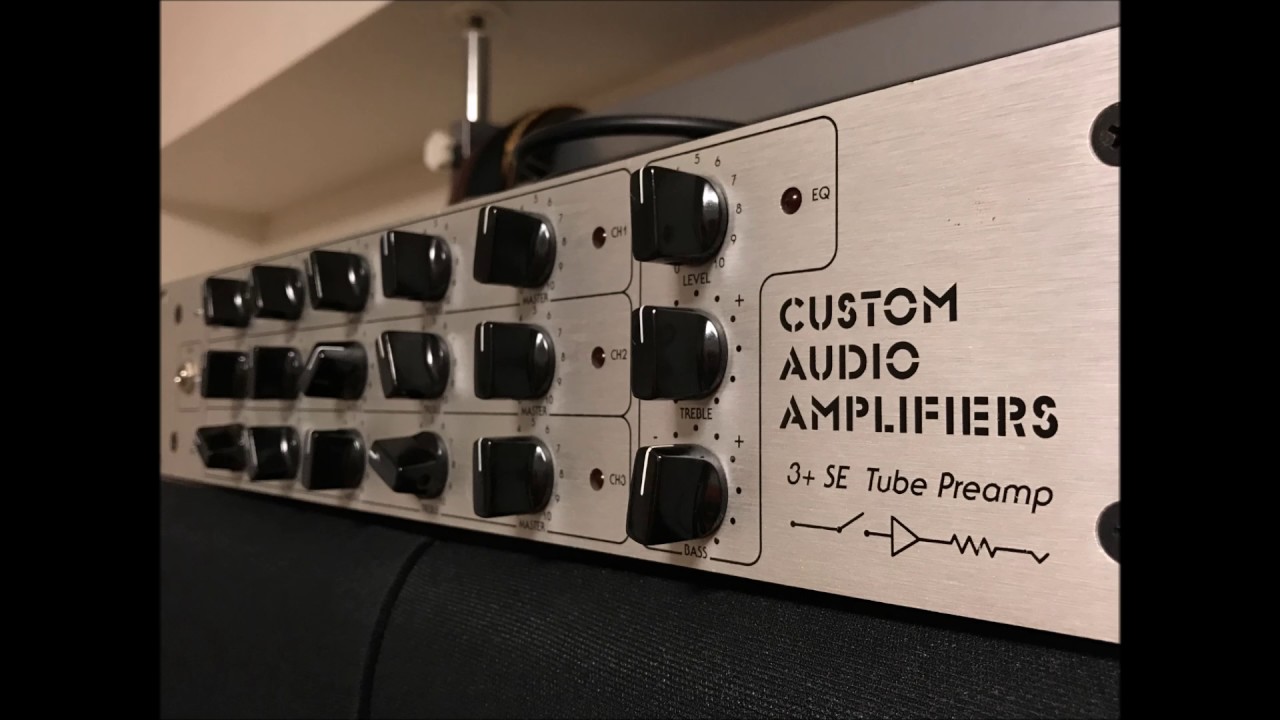 Custom Audio Amplifiers 3+ SE Tube Preamp - Ch3 Direct