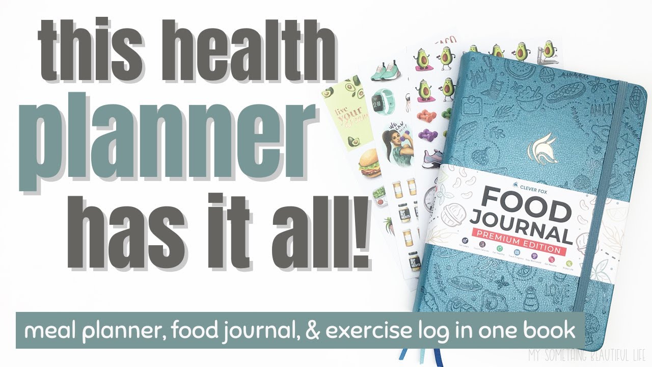 CLEVER FOX FOOD JOURNAL PREMIUM | meal planner, exercise tracker, and food journal all in one!