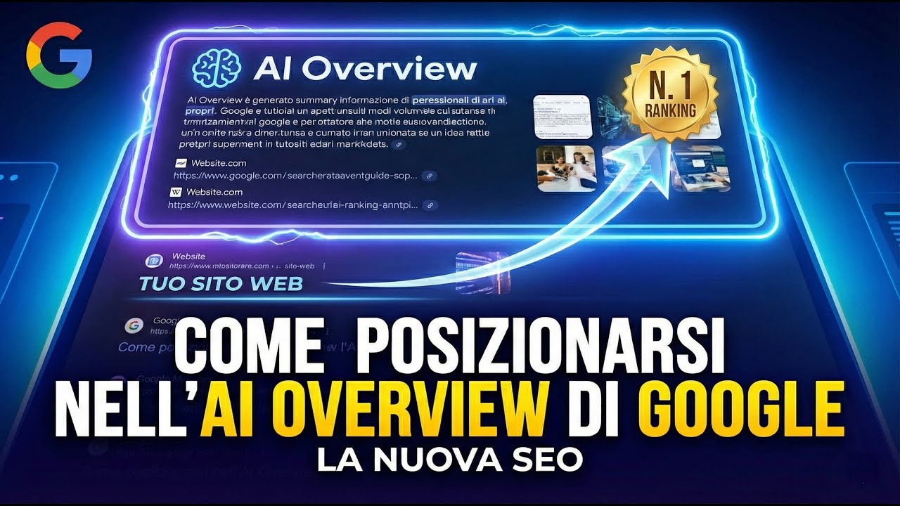 Come posizionarsi nell'AI Overview di Google nel 2026