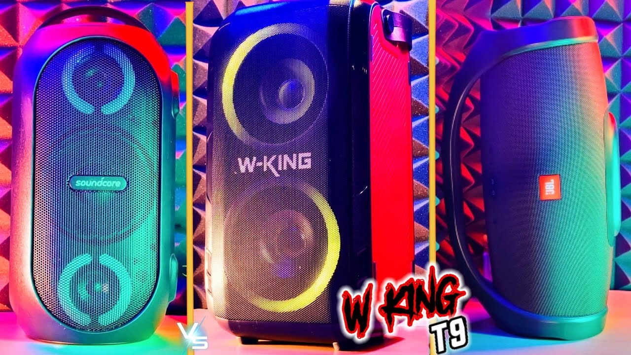 speaker karaoke rekomendasi 80w | W-King T9 Review vs rave partycast Vs jbl boombox