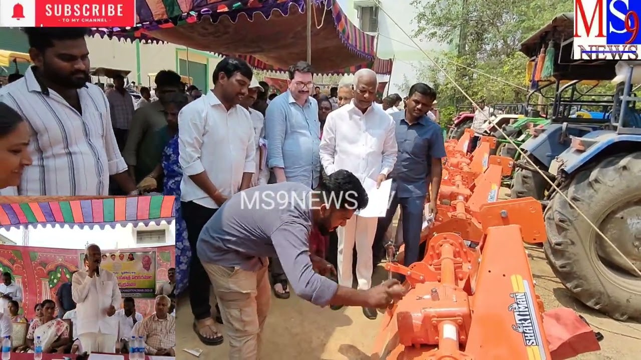 వ్యవసాయ యంత్రికరణకు కేంద్ర, రాష్ట్ర ప్రభుత్వాలు ప్రోత్సాహం అందిస్తున్నాయి ఎమ్మెల్యే కడియం శ్రీహరి