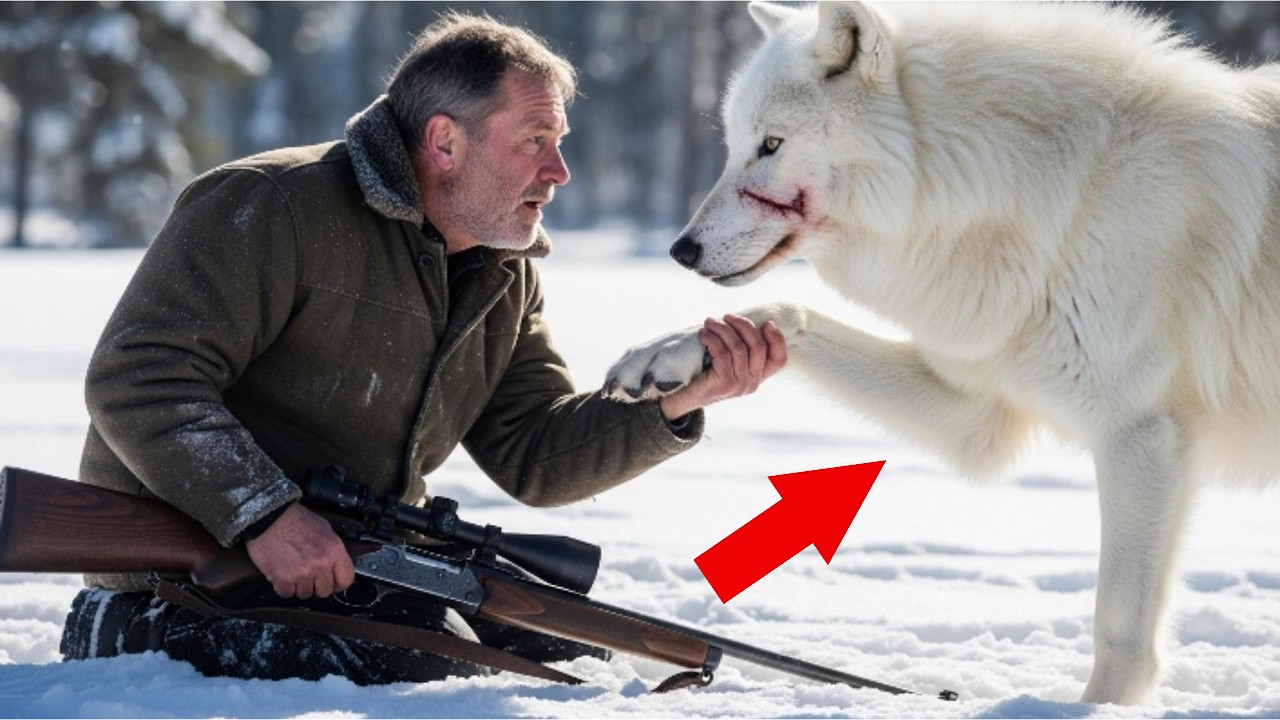 He Dropped His Rifle to Save a Wolf, But What the Mother Did Next Chilled the Entire Town.