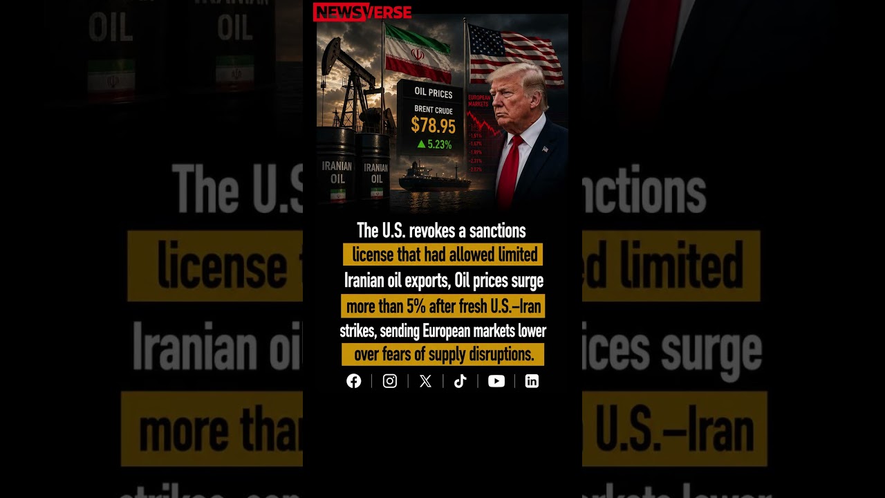 &ldquo;Oil License Revoked&rdquo; &mdash; U.S. Strikes Push Prices Higher