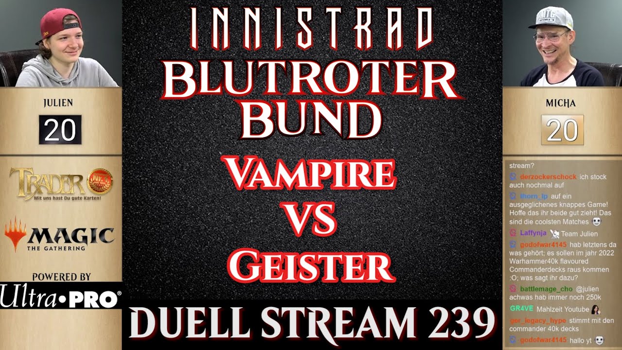MTG Vampire VS Geister Duell | Magic the Gathering deutsch | Trader | Vampir VS Ghost duel match