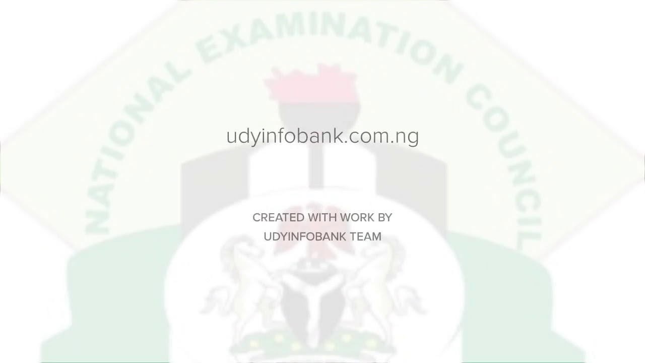 NECO GCE Mathematics
