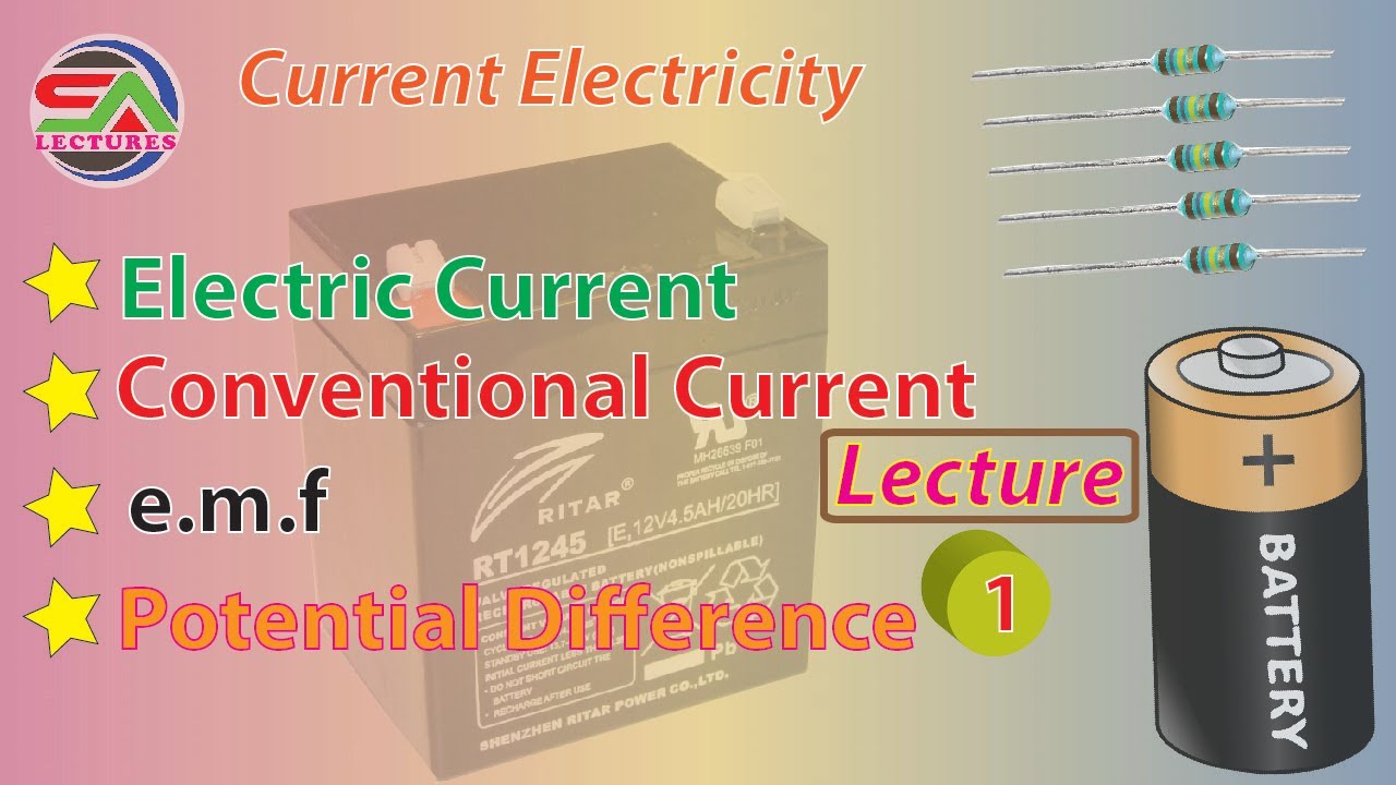 Current Electricity lec 1 by SA Lectures in Urdu/Hindi