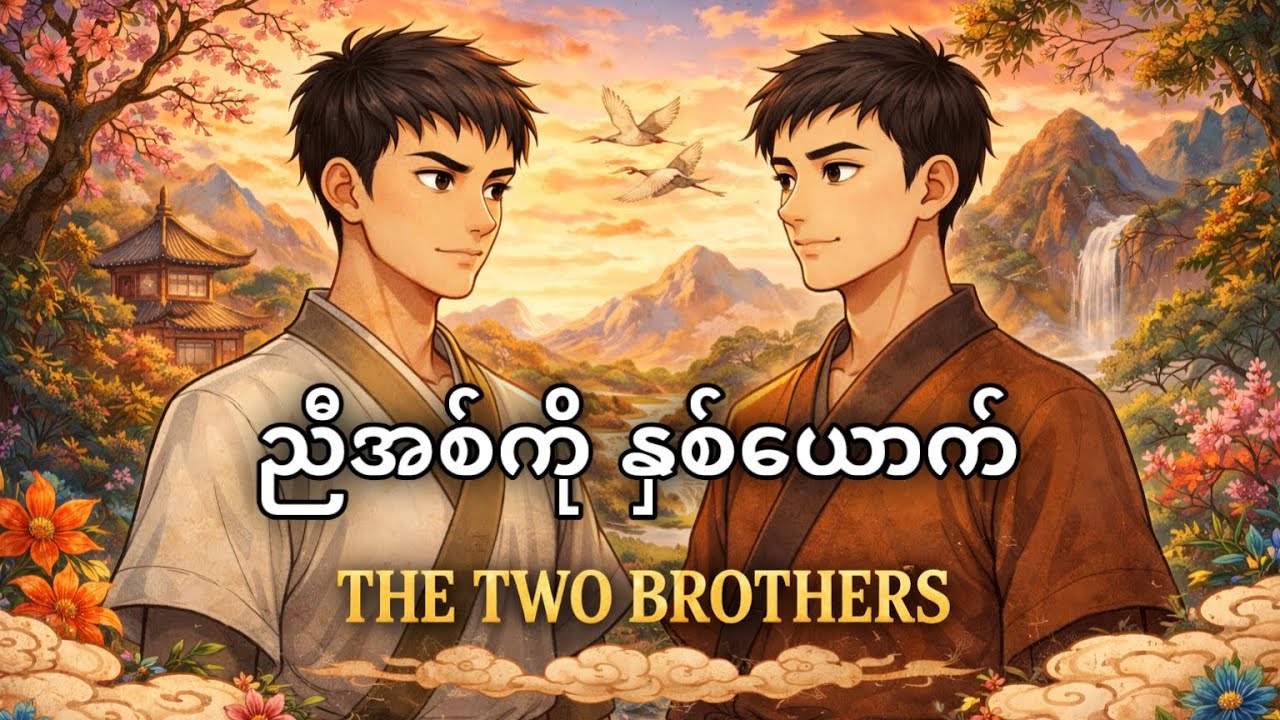 “ညီအစ်ကို နှစ်ယောက်” ပုံပြင် (အင်္ဂလိပ် - မြန်မာ) • ပုံပြင်နားထောင်ရင်း အင်္ဂလိပ်စာလေ့လာပါ။