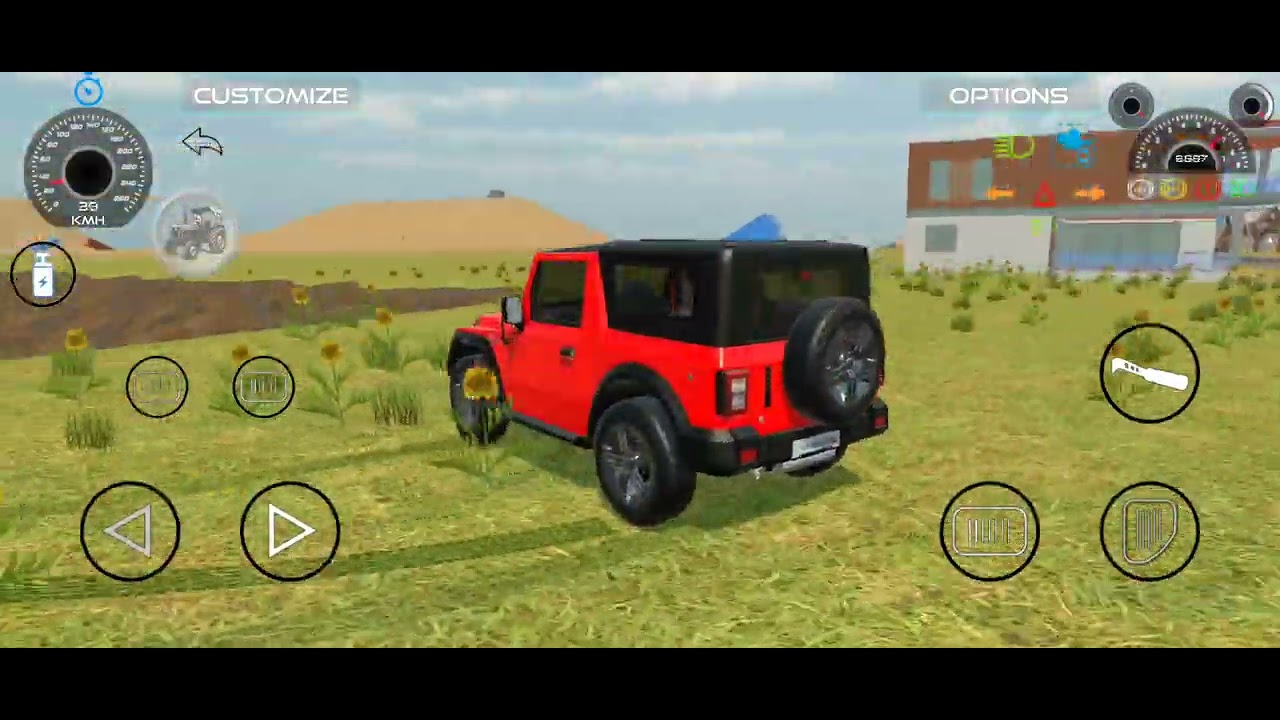 @Gamewithayush047थार के साथ ऑफ रोडिंग #thar #stunt #viral #trendingvideo #trend