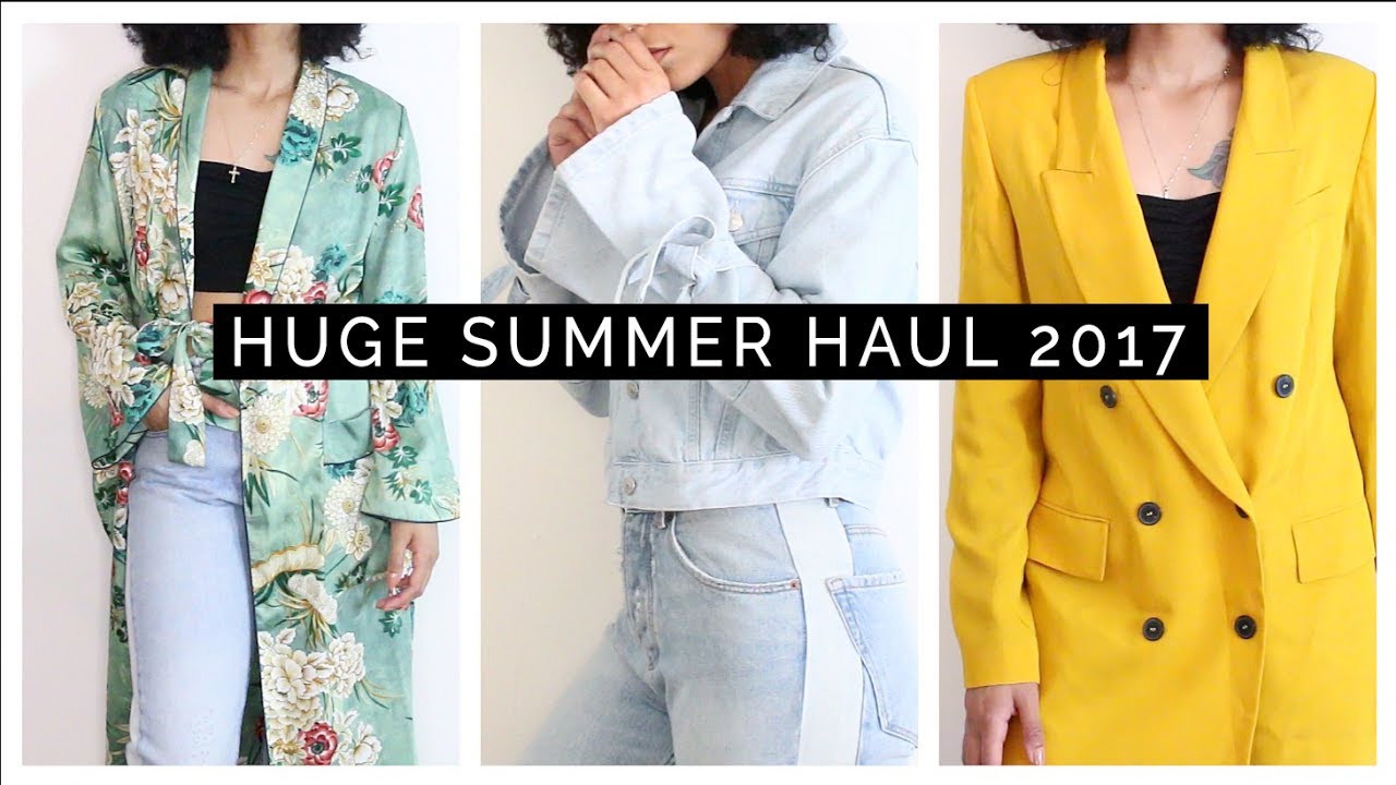 HUGE Summer Haul & Try-On 2017 || ASOS, Zara, Topshop, Reformation