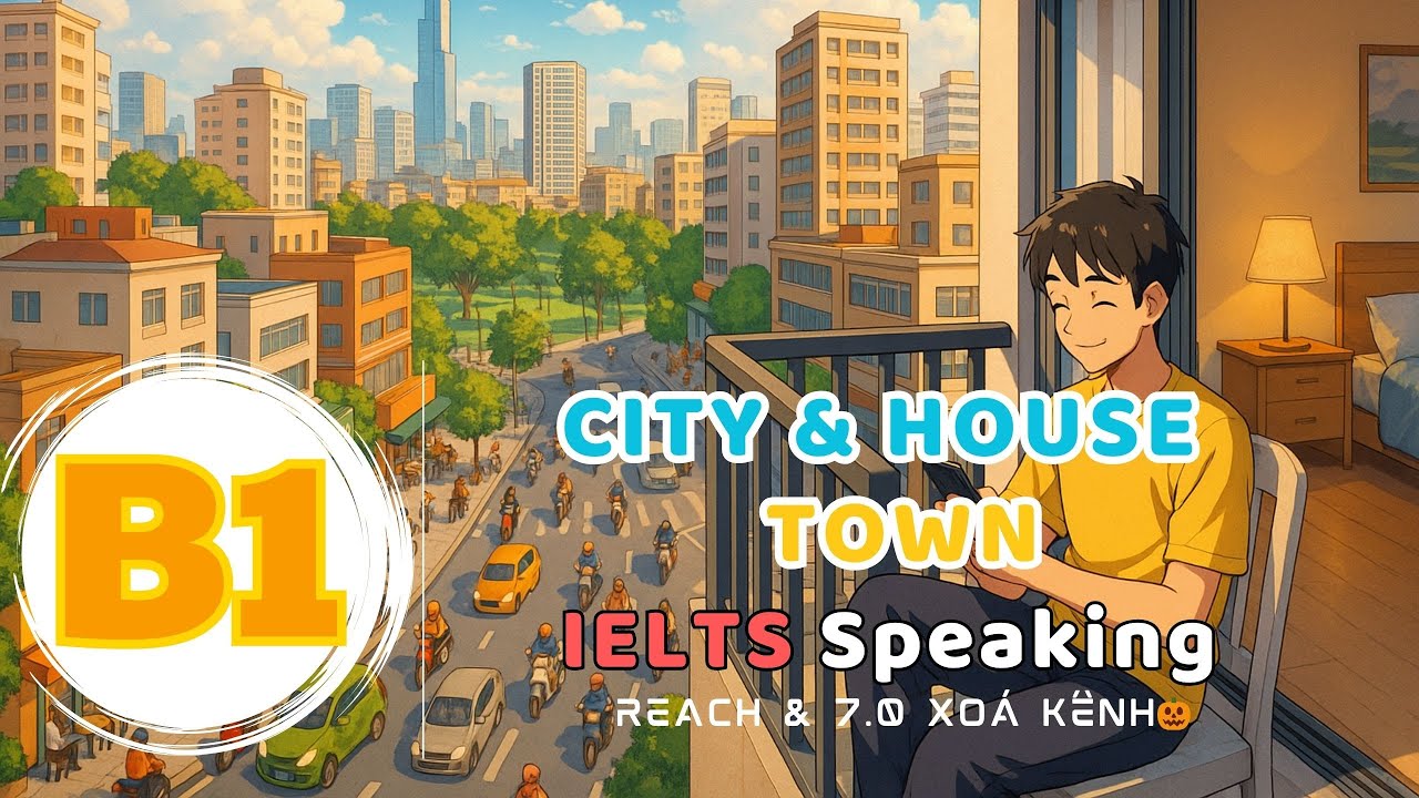 🎧Подкаст &laquo;Аудирование английского языка&raquo; &mdash; IELTS Speaking Band 6.5+ и тема: Город &ndash; Дом &ndash; Посёлок