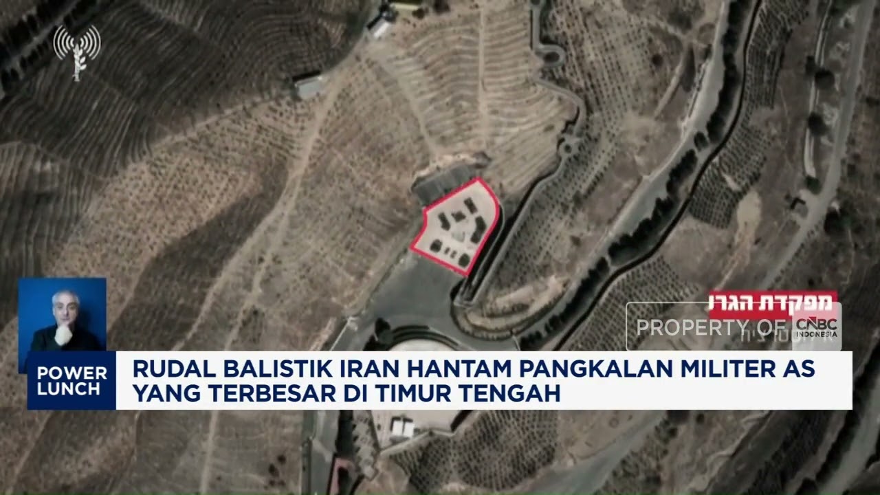 Rudal Balistik Iran Hantam Pangkalan Militer AS Yang Terbesar di Timur Tengah