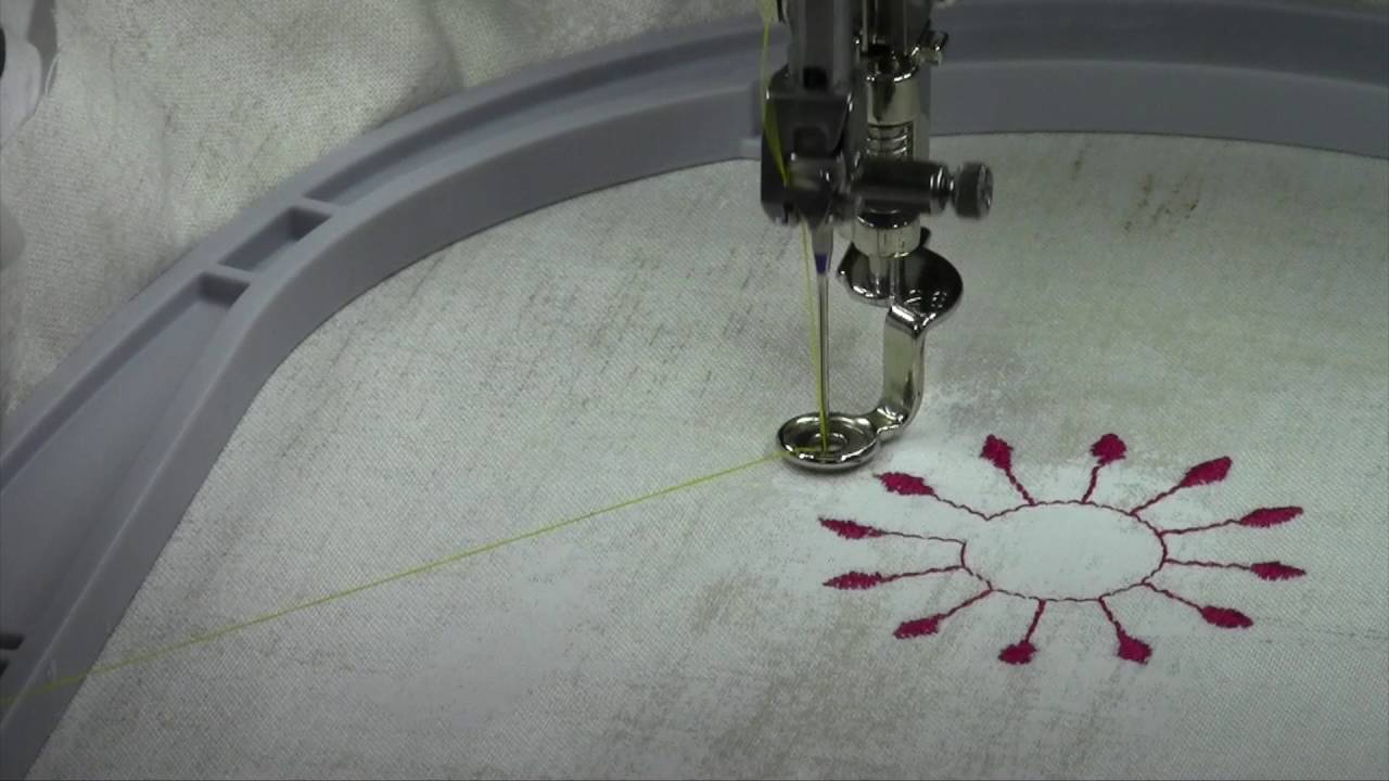 Bernina 770 90 How to Embroider a Design