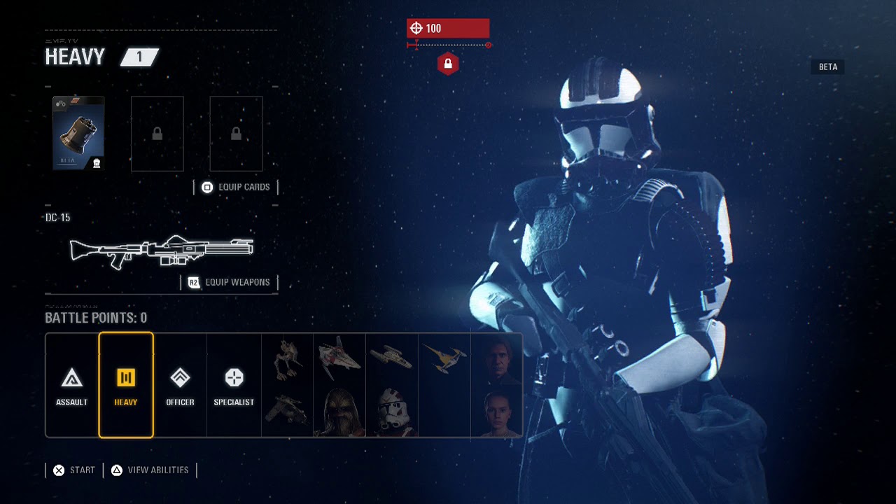Star Wars Battlefront 2 Beta Stormtrooper Weapons Class List