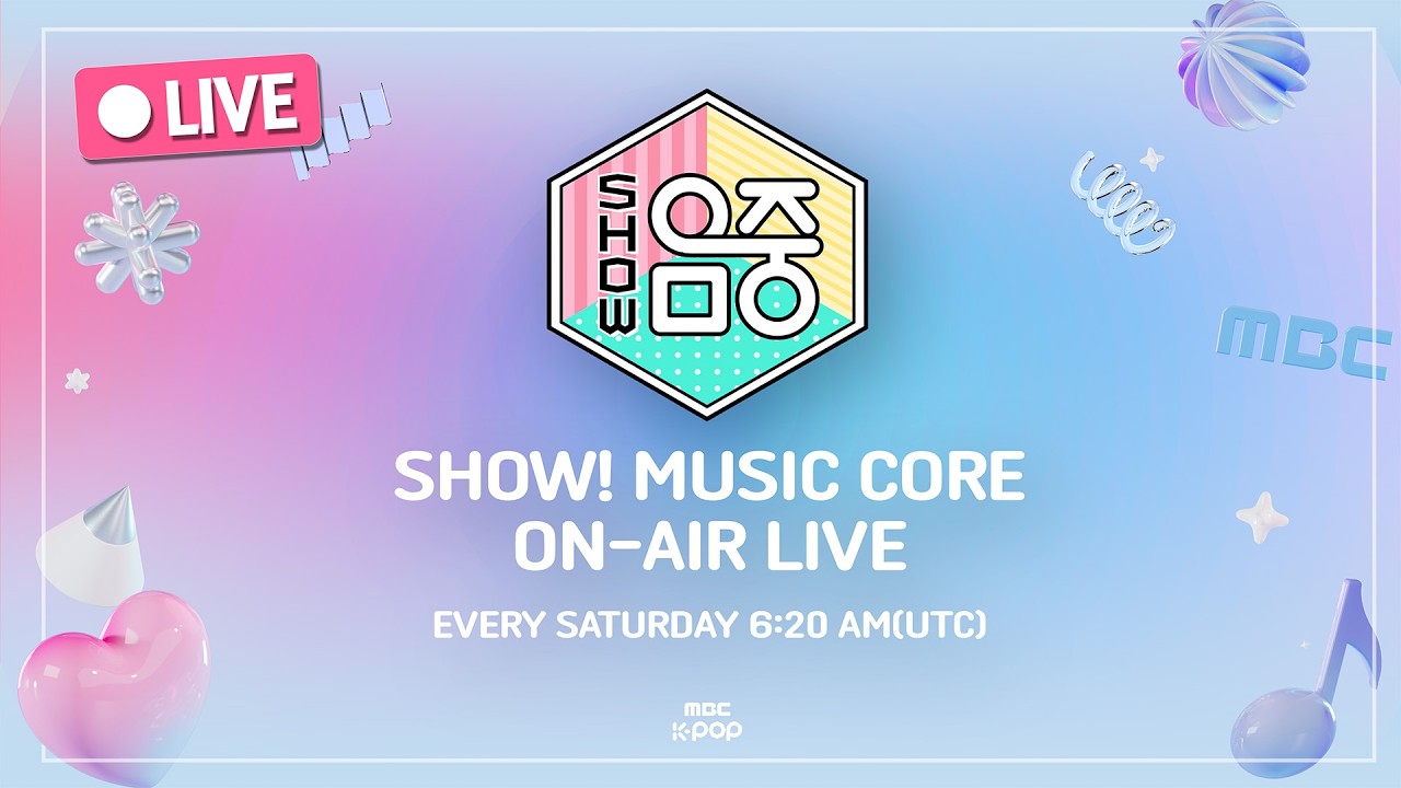 [🔴라이브] 06/06(SAT)ㅣ쇼! 음악중심ㅣ3:20 PMㅣKPOP LIVE STREAMㅣ#aespa #AND2BLE #TREASURE #MEOVV #XLOV