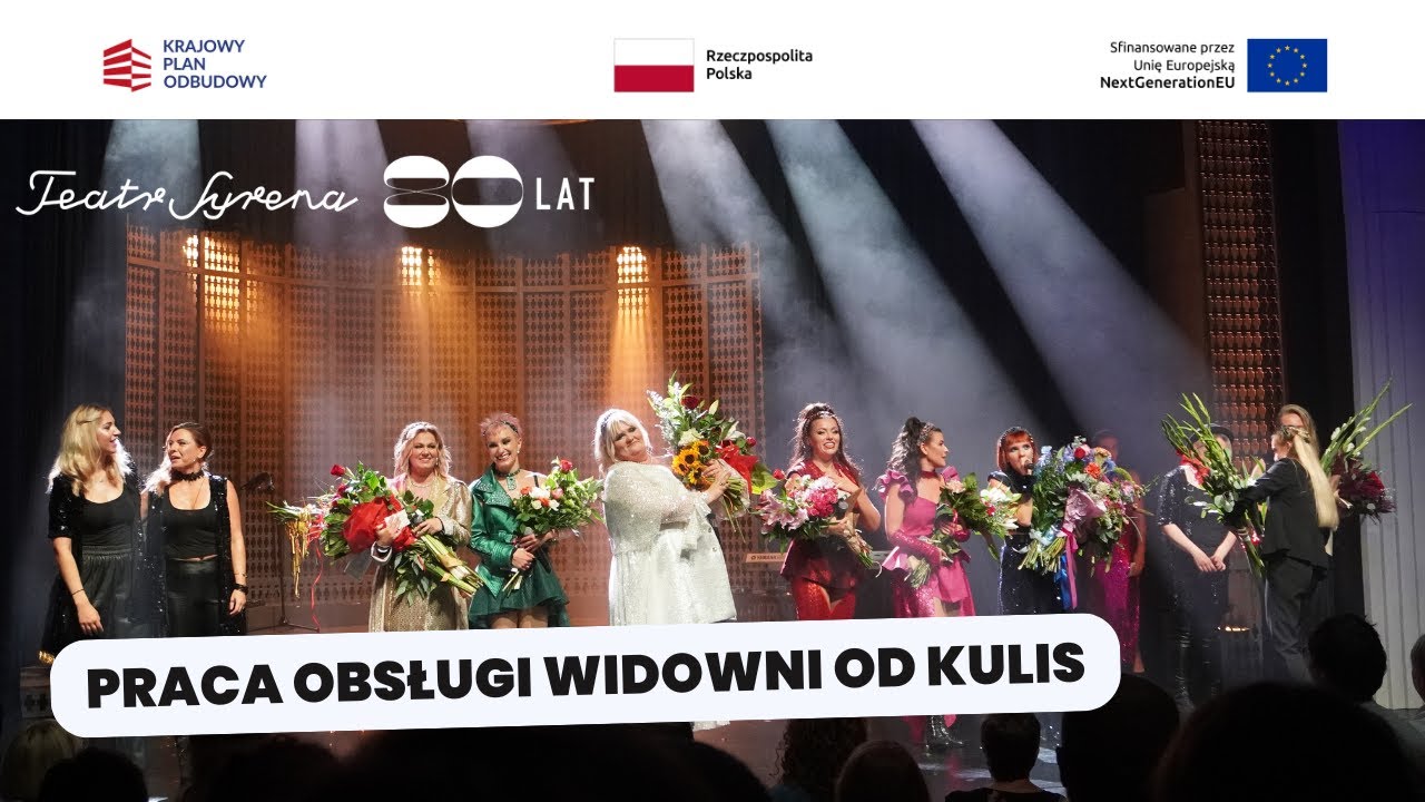 Praca obsługi widowni w Teatrze Syrena od kulis z Karoliną Nieścior i Łukaszem Leśko