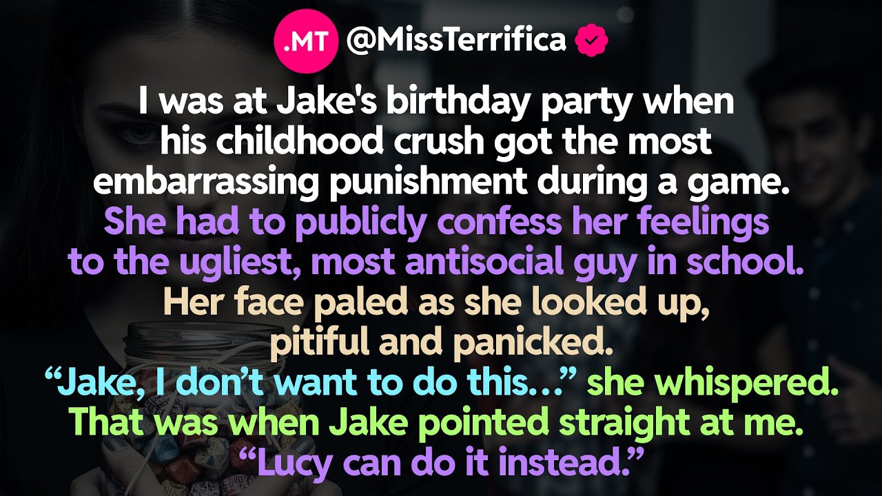 I was at Jake's birthday party when his childhood crush got the most embarrassing punishment...