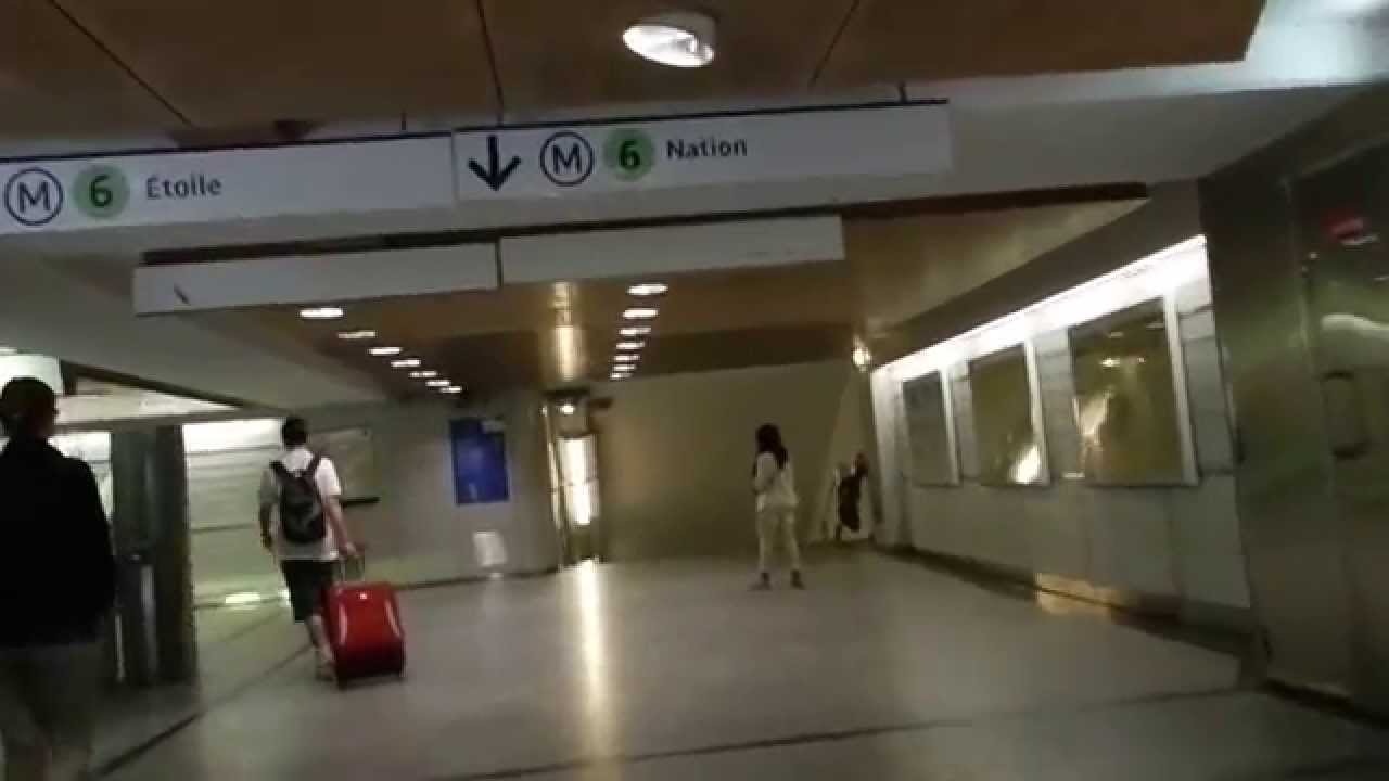 Paris - Station Bercy (Metro) Walk between line 6 and 14 2014 08 09