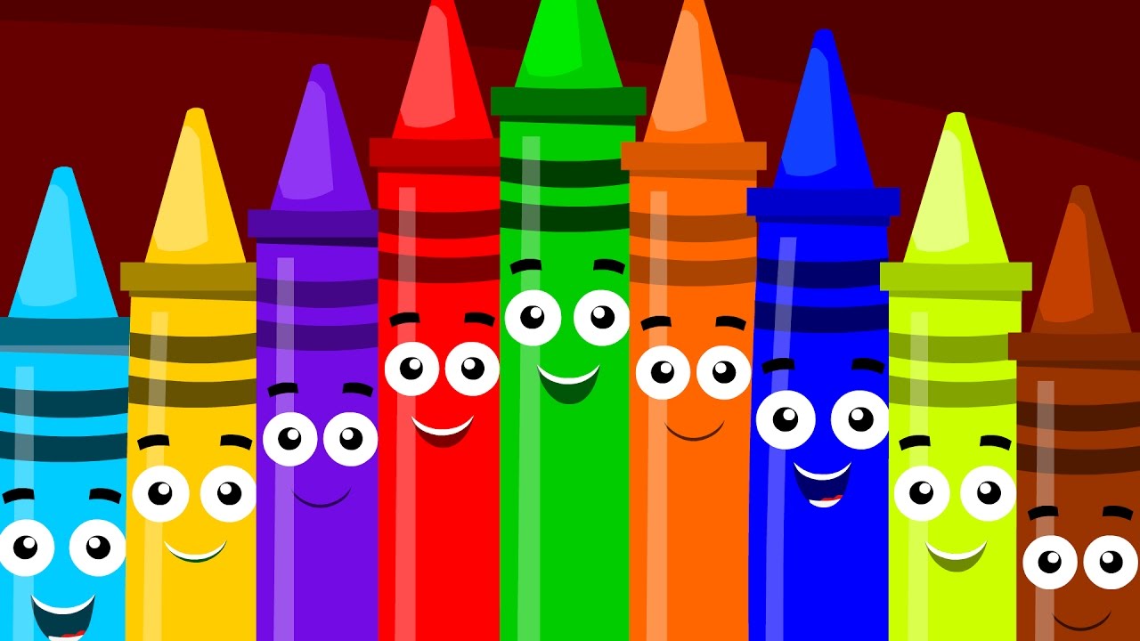 Ten In The Bed | Crayons Color Song | Crayons Ten In The Bed | The Ten In The Bed | Kids Tv Rhymes