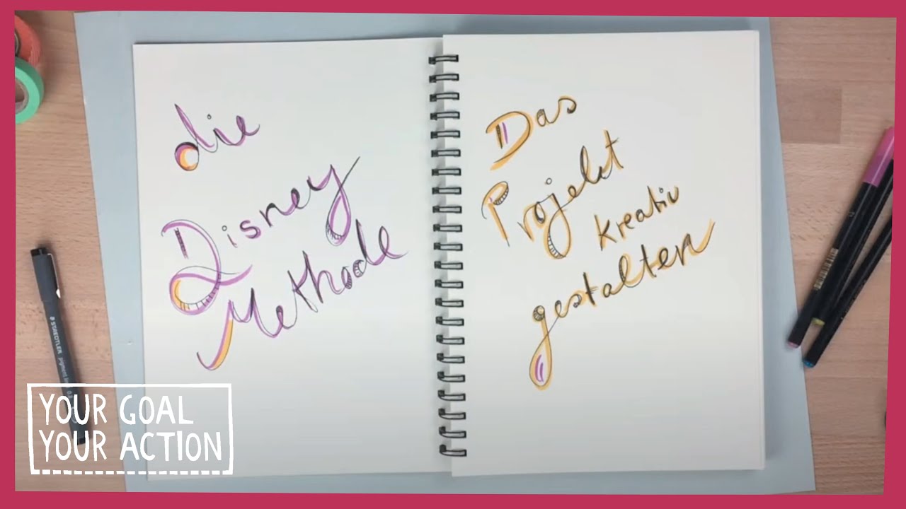 Das Projekt kreativ gestalten | mit der Disney Methode