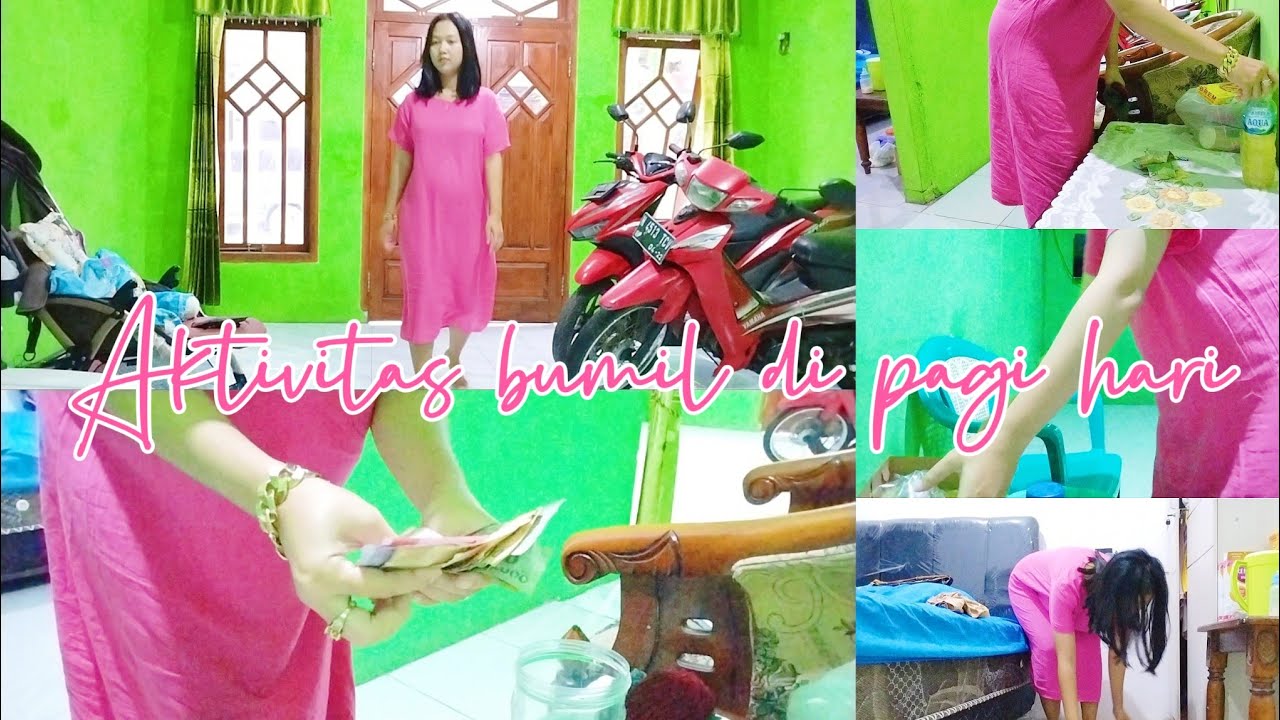 AKTIVITAS IBU RUMAH TANGGA PAGI HARI SELALU SIBUK, BERES BERES RUMAH, ALHAMDULILLAH DAPAT REZEKI