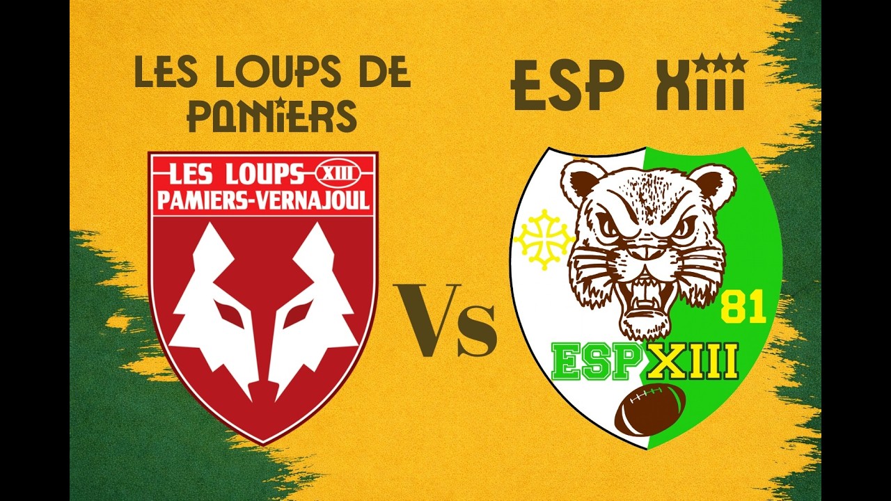 Les loups de Pamiers Vs ESP XIII - Direct