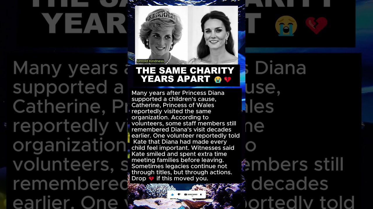 THE SAME CHARITY YEARS APART 😭💔
