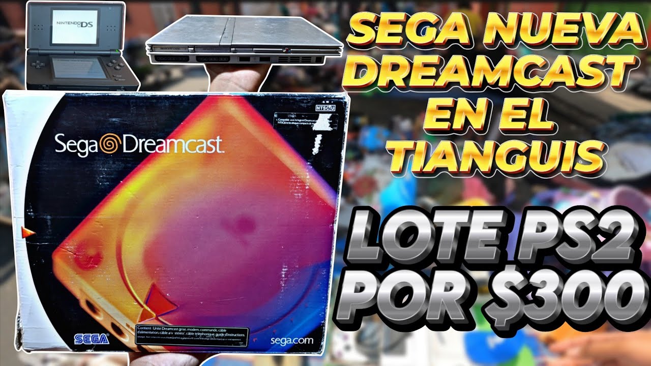 Consola Nueva En El Tianguis 25 Años Después!!! Chachareando Videojuegos Sega PS2 Nintendo Y Mas