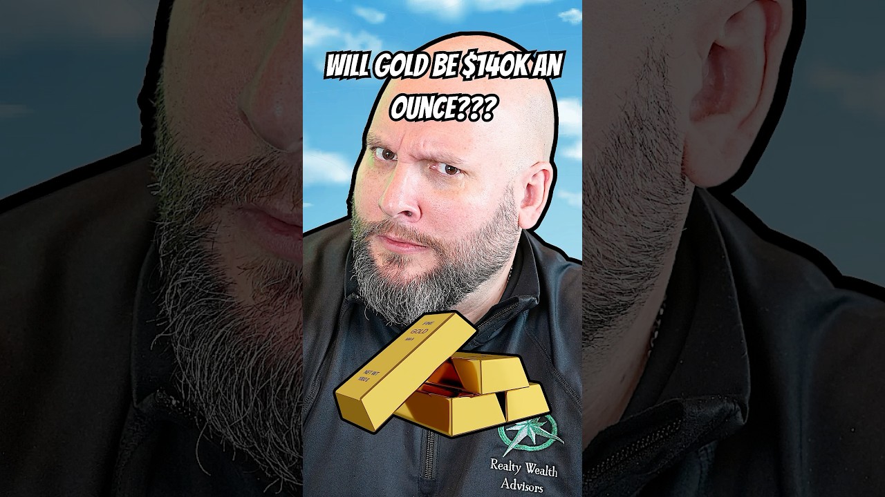 Do you think gold will reach $140k and ounce? #gold #inflation #silver #trump