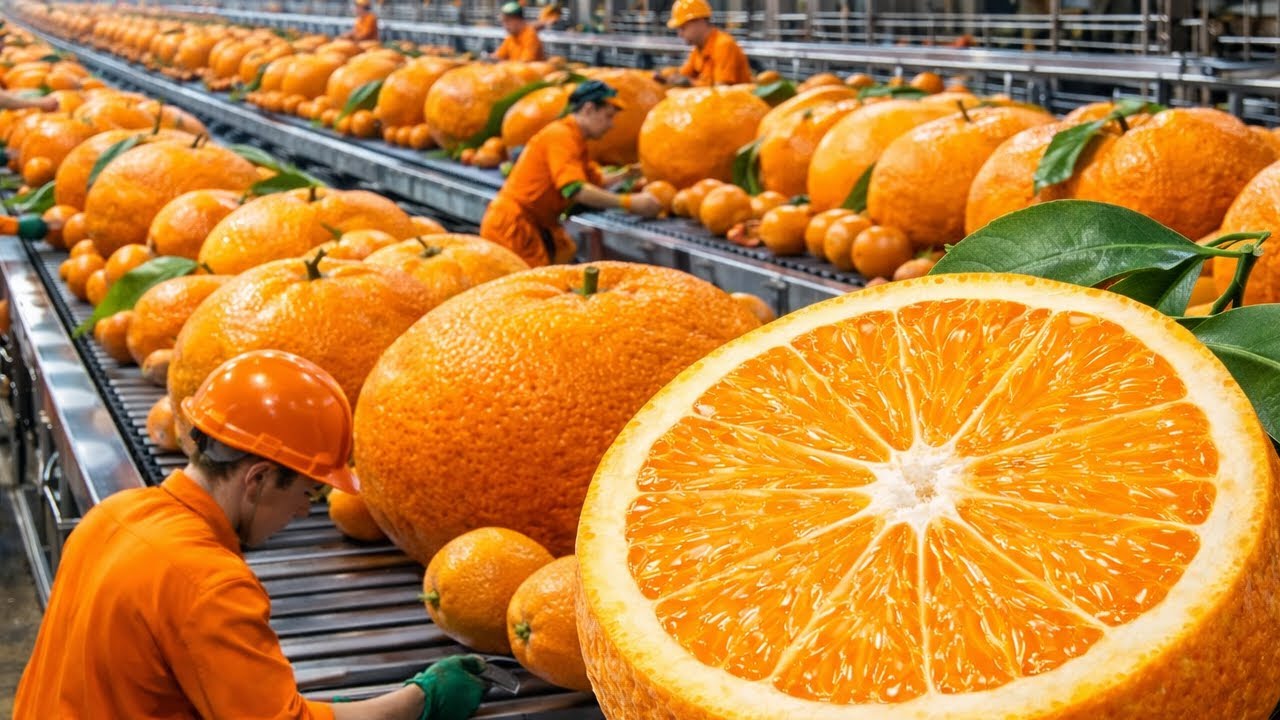 Segredos da produção de laranjas que as fábricas não querem que você saiba.
