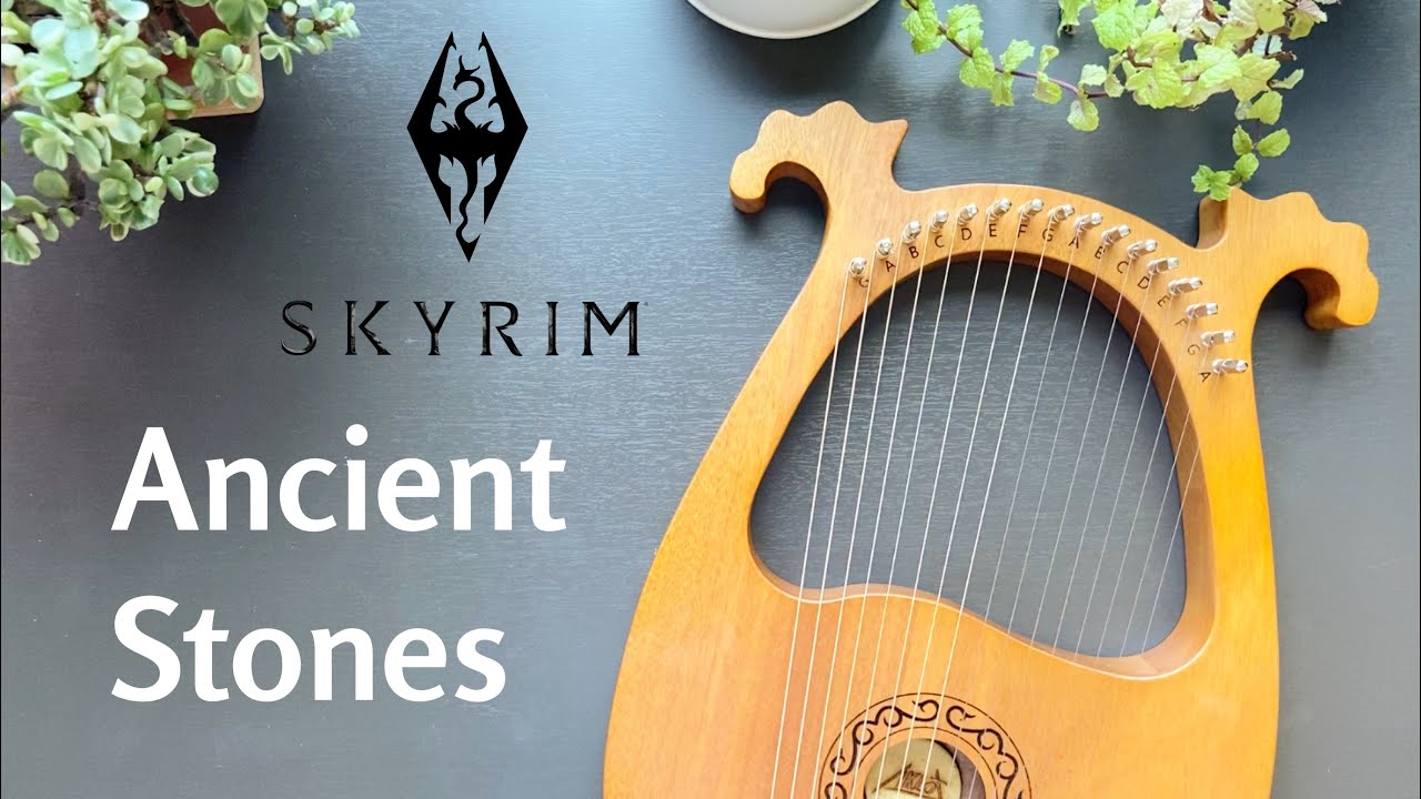 Ancient Stones (Skyrim) | Lyre Harp Cover (with notes)