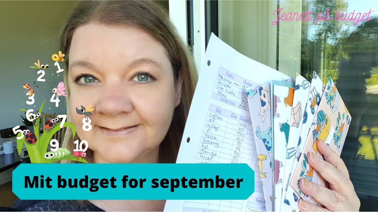 Mit Zerobased Budget for September + Pengekuverter | Privatøkonomi | Et nemt budget der virker
