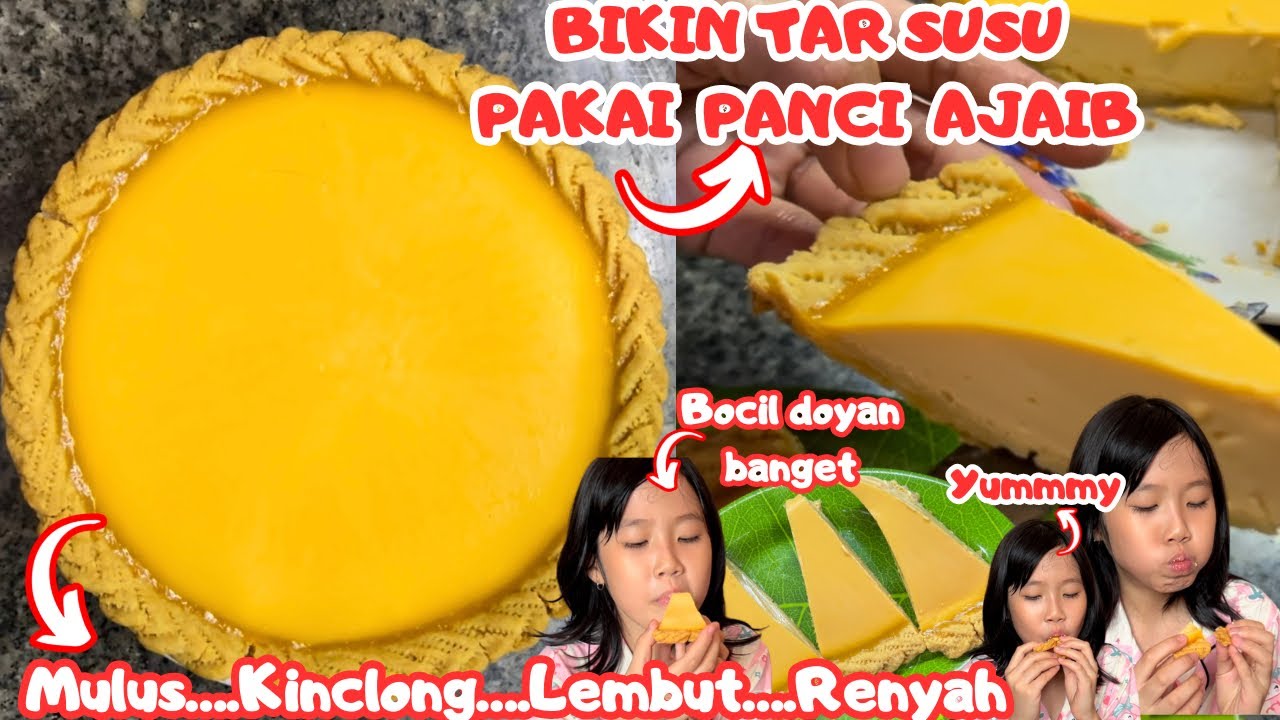 TAR SUSU PONTIANAK‼️BELAJAR BIKIN TAR SUSU DARI SEKIAN KALI GAGAL AKHIRNYA KALI INI BERHASIL JUGA‼️