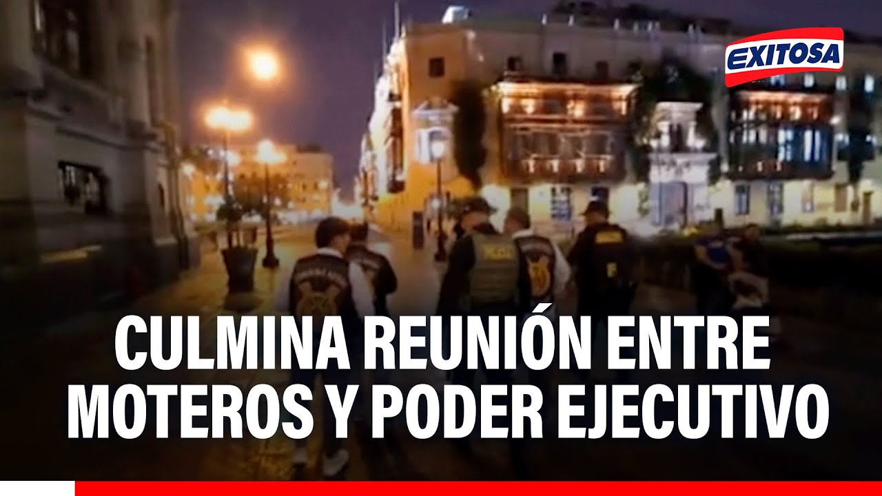 🔴🔵Comunidad Motera del Per&uacute; anuncia mesa de di&aacute;logo con Jos&eacute; Jer&iacute; y ministros de Estado