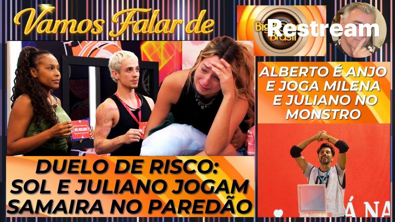 BBB 26: SOL E JULIANO JOGAM SAMIRA NO PAREDÃO * ALBERTO É ANJO E BOTA MILENA E JULIANO NO MONSTRO