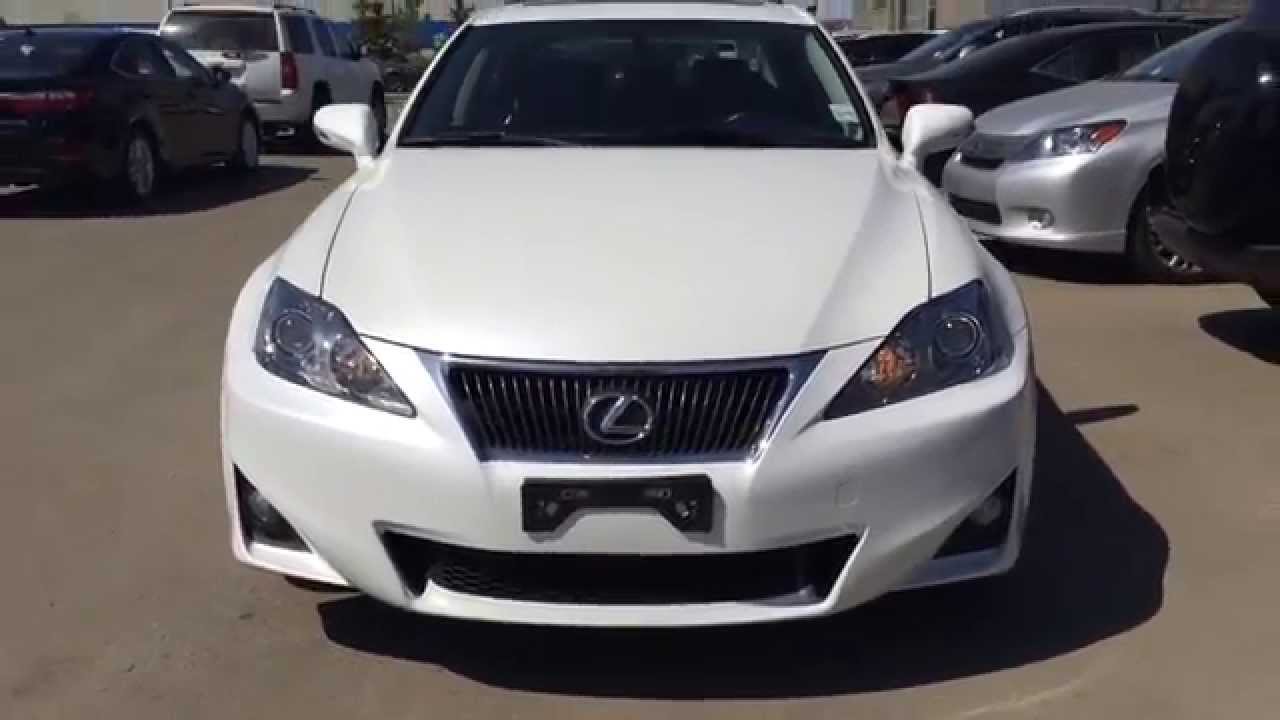 Pre Owned White 2011 Lexus IS 250 AWD Leather with Moonroof Review - Fort McMurray