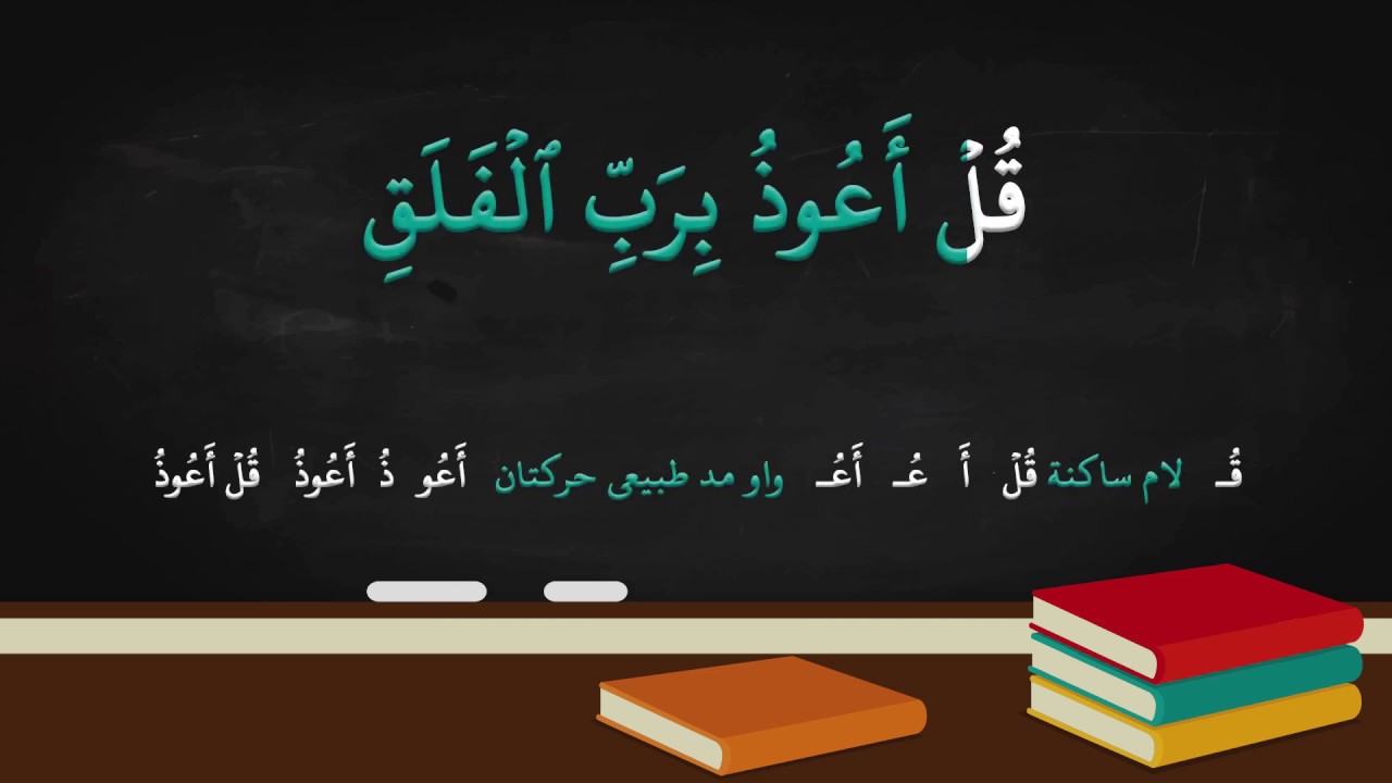 تهجى سورةالفلق  ( أكاديمية  الفتح العالمية للتدريب و التعليم  والتطوير )