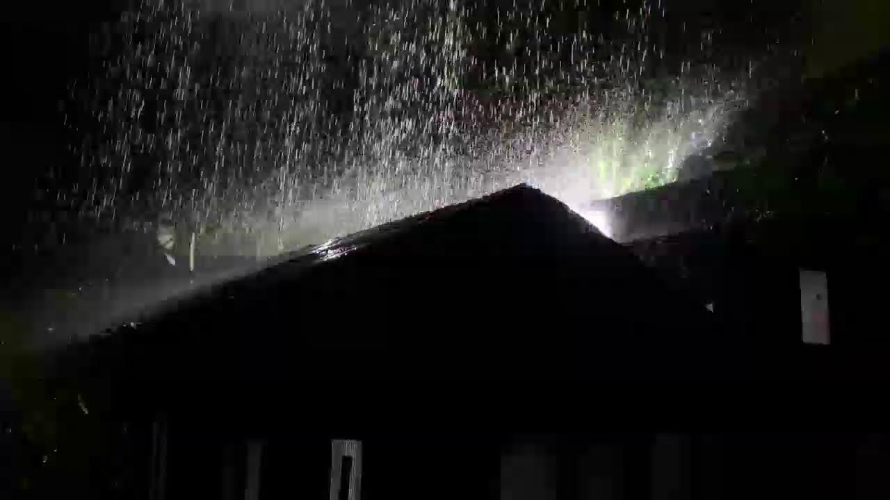 Relaxing Heavy Rain on Tin Roof for Instant Sleep