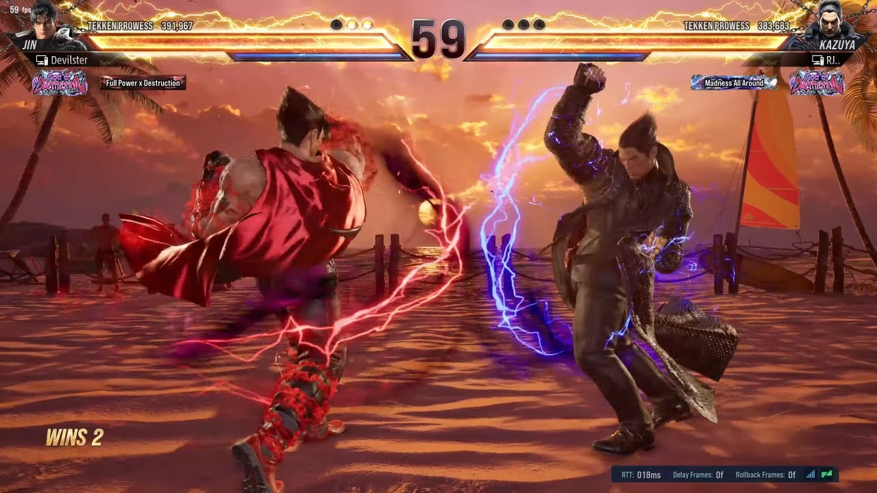 Devilster Vs RJ | Jin Vs Kazuya Crazy Wavu Wavu Match!